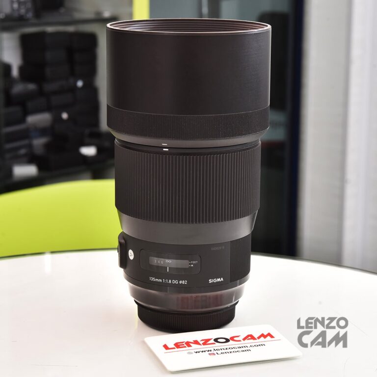 لنز دست دوم سیگما مدل canon lens 135mm sigma برای کانن