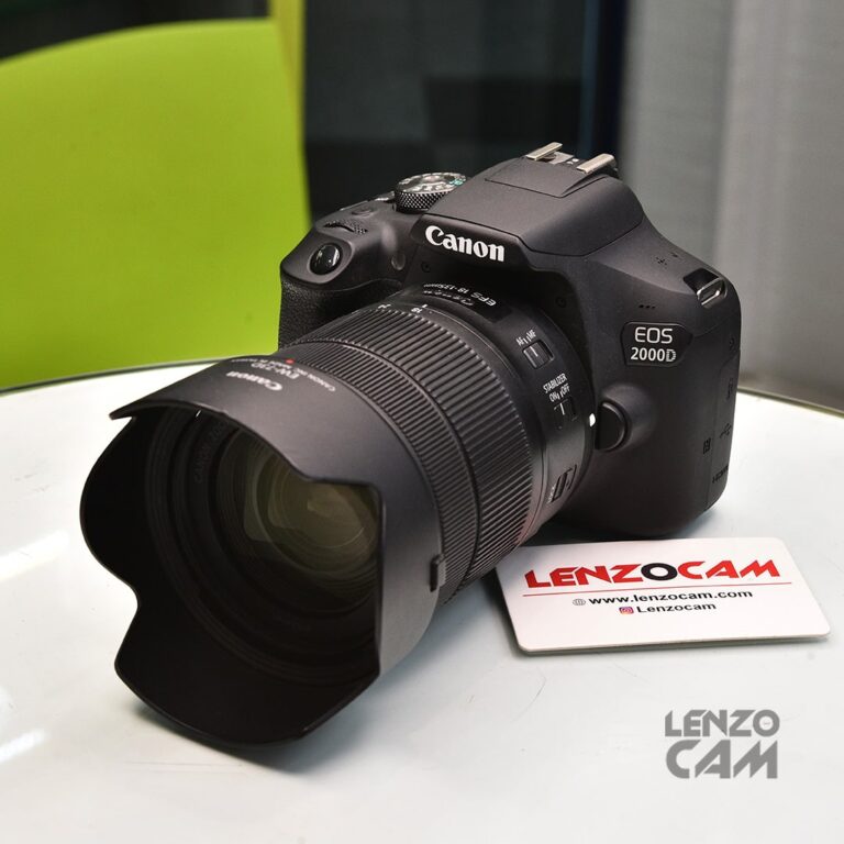 دوربین دست دوم كانن مدل Canon 2000D به همراه لنز 135-18