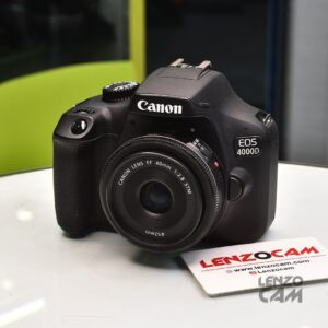 دوربین دست دوم كانن مدل Canon 4000D به همراه لنز 40mm f/2.8 - لنزوکم