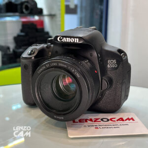 دوربین دست دوم كانن مدل Canon 650D 50mm f1-8 - لنزوکم