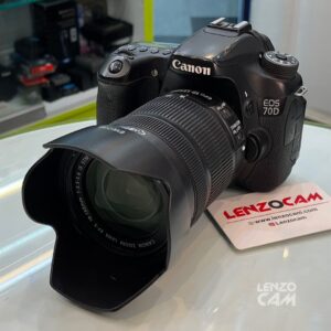دوربین دست دوم كانن مدل Canon 70D به همراه لنز 135-18 - لنزوکم