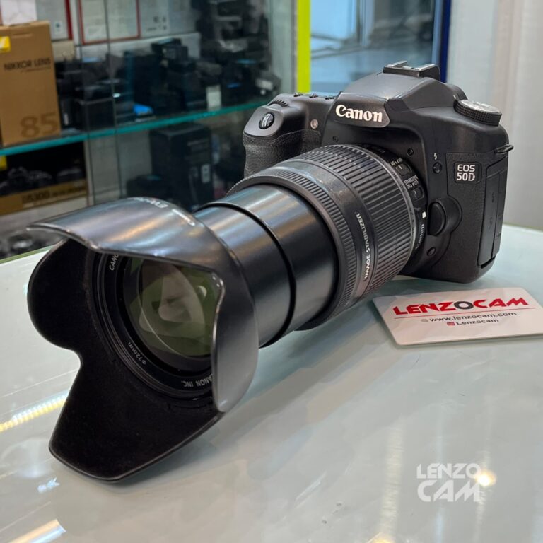 دوربین دست دوم كانن مدل Canon 50D به همراه لنز 200-18